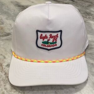 Pukka x Imperial Eagle Ranch Colorado Golf Rope Hat EUC O/